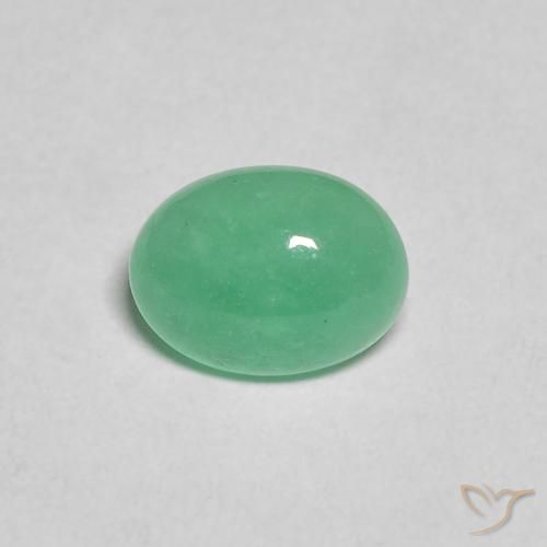 0.91ct Natural Menta verde Esmeralda, oval, Translúcido
