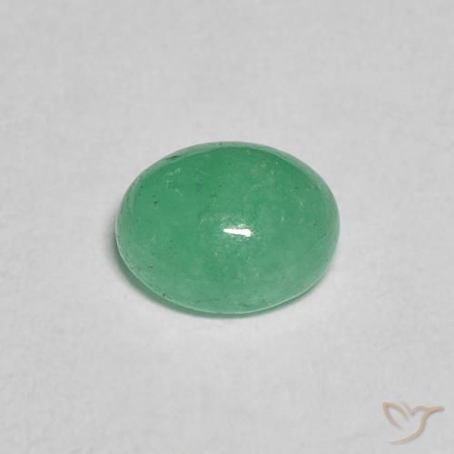Esmeralda Menta verde Natural 0.95ct, oval, Translúcido
