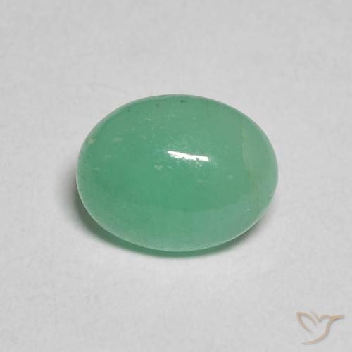 1.75ct Natural Samambaia verde Esmeralda, oval, Translúcido