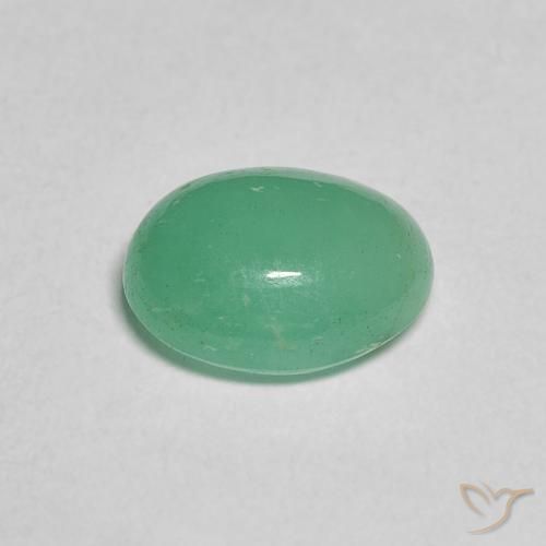 Esmeralda Samambaia verde Natural 1.75ct, oval, Translúcido
