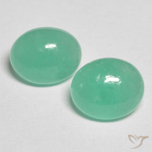 1.93ctw Natural verde pistache Esmeralda, oval, Translúcido