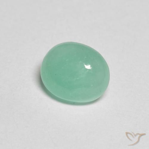 Esmeralda Luz verde Natural 0.69ct, oval, Translúcido