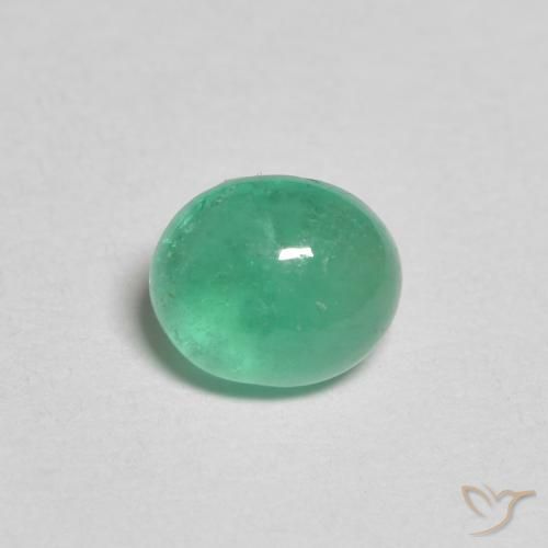 0.68ct Natural Luz verde Esmeralda, oval, Translúcido