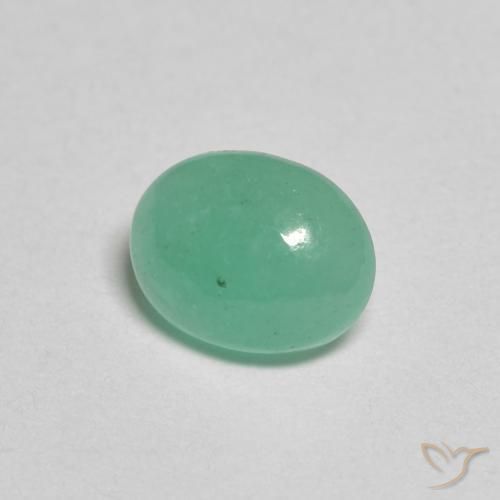 Esmeralda verde pistache Natural 0.78ct, oval, Translúcido
