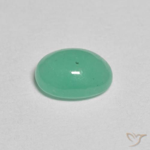 Esmeralda verde pistache Natural 0.78ct, oval, Translúcido