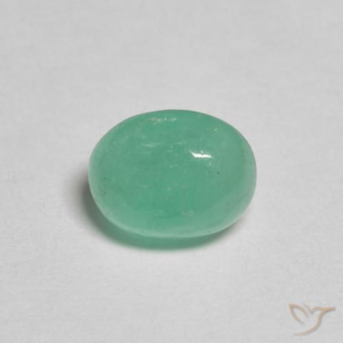 0.77ct Natural verde pistache Esmeralda, oval, Translúcido