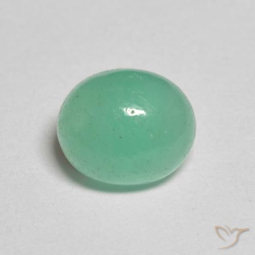 1.25ct Natural Luz verde Esmeralda, oval, Translúcido