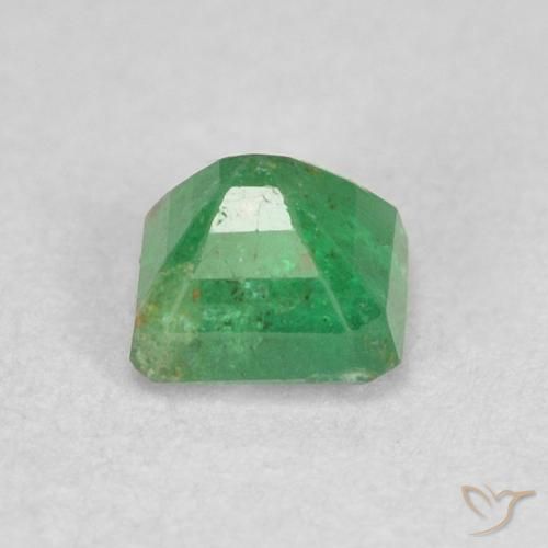 Esmeralda verde quente Natural 0.26ct, Corte Octógono / Esmeralda, SI