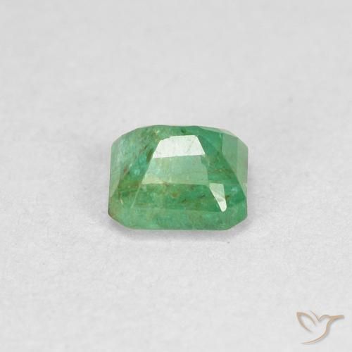 Esmeralda trevo verde Natural 0.30ct, Corte Octógono / Esmeralda, SI