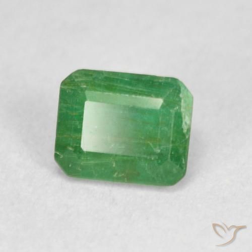 Esmeralda Verde médio Natural 0.59ct, Corte Octógono / Esmeralda, SI