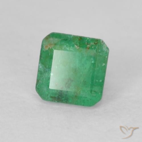 Esmeralda Manjericão Verde Claro Natural 0.27ct, Corte Octógono / Esmeralda, SI