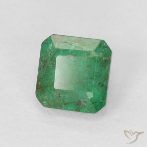 Esmeralda Verde médio Natural 0.40ct, Corte Octógono / Esmeralda, SI