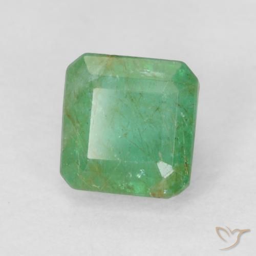 Esmeralda Verde médio Natural 0.45ct, Corte Octógono / Esmeralda, SI