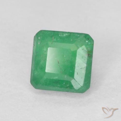 Esmeralda Verde médio Natural 0.27ct, Corte Octógono / Esmeralda, SI