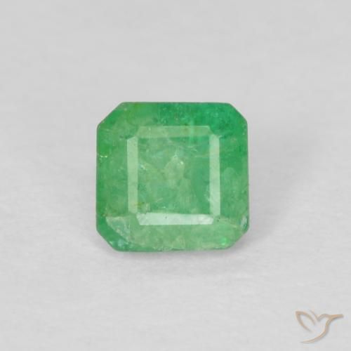 0.27ct Natural verde pistache Esmeralda, Corte Esmeralda, SI