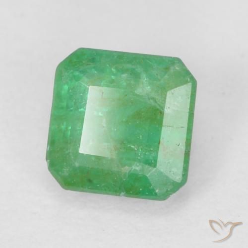 Esmeralda Verde médio Natural 0.34ct, Corte Octógono / Esmeralda, SI
