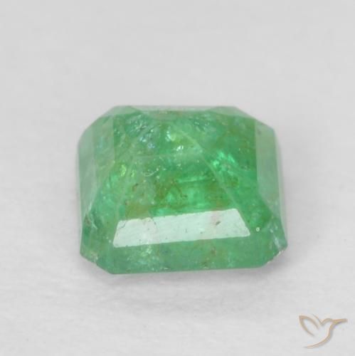 Esmeralda Verde médio Natural 0.34ct, Corte Octógono / Esmeralda, SI