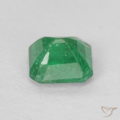 Esmeralda verde quente Natural 0.27ct, Corte Octógono / Esmeralda, SI