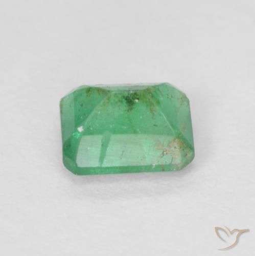 Esmeralda Verde médio Natural 0.43ct, Corte Octógono / Esmeralda, SI