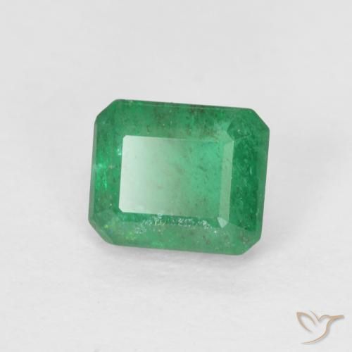 Esmeralda Luz verde Natural 0.59ct, Corte Octógono / Esmeralda, SI