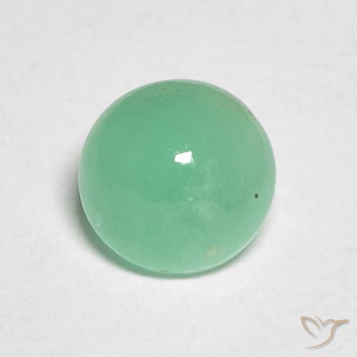 0.88ct Natural verde pistache Esmeralda, Redondo, Translúcido