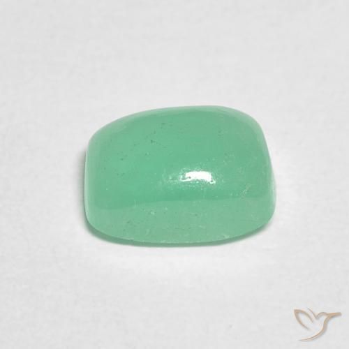 Esmeralda Luz verde Natural 0.87ct, Almofada, Translúcido