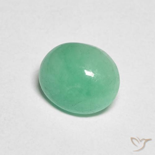 Esmeralda Menta verde Natural 1.02ct, oval, Translúcido