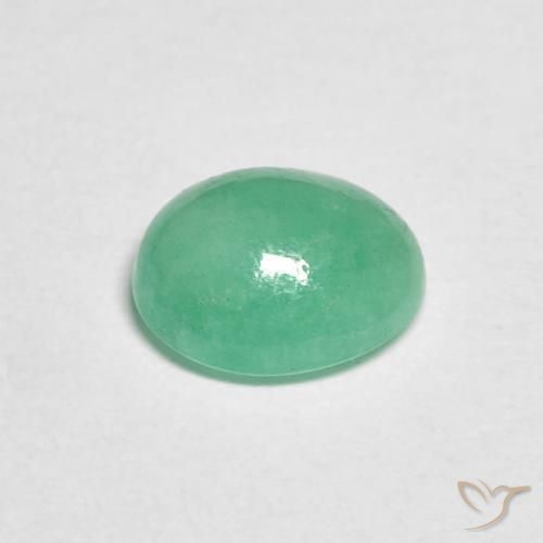 Esmeralda Menta verde Natural 1.02ct, oval, Translúcido