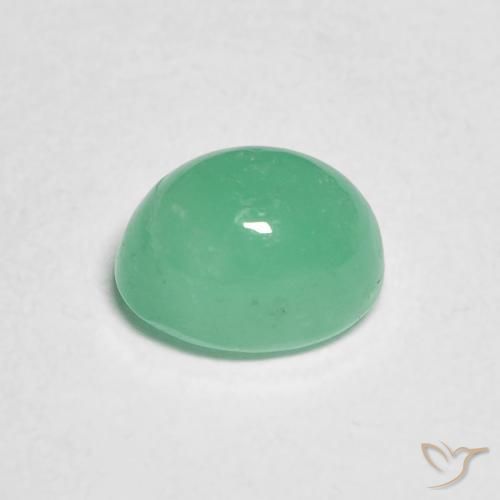 Esmeralda Menta verde Natural 1.19ct, oval, Translúcido