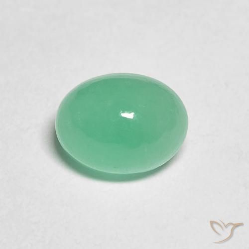 1.10ct Natural Verde médio Esmeralda, oval, Translúcido
