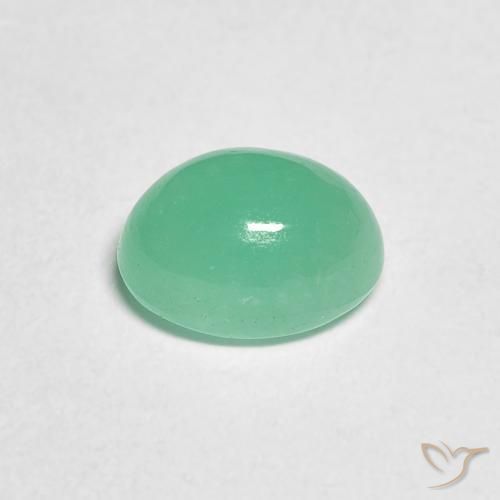 Esmeralda Verde médio Natural 1.10ct, oval, Translúcido