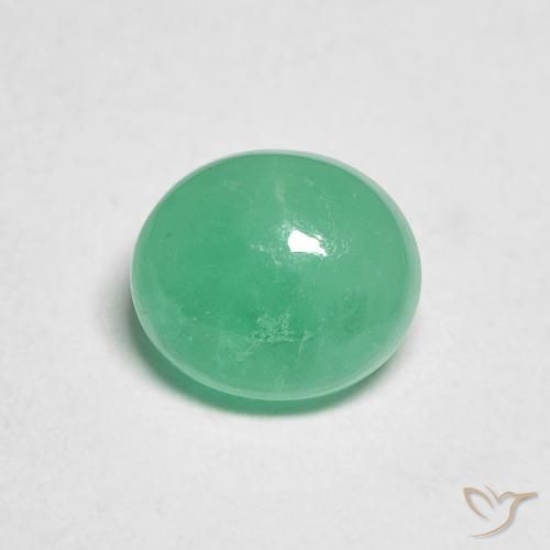 1.17ct Natural Verde médio Esmeralda, oval, Translúcido