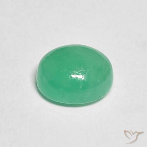 Esmeralda Verde médio Natural 1.17ct, oval, Translúcido