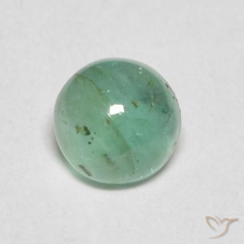 Esmeralda Verde Esmeralda Claro Natural 0.44ct, Redondo, Transparente