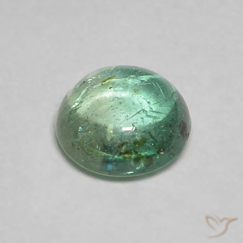 Esmeralda Luz verde Natural 0.44ct, Redondo, Transparente
