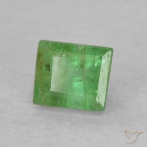 Esmeralda Verde médio Natural 0.20ct, baguete, SI
