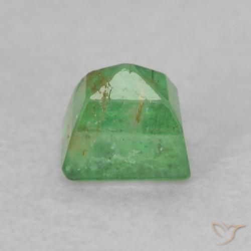 Esmeralda Verde médio Natural 0.20ct, baguete, SI