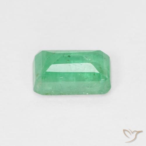 Esmeralda Verde claro Natural 0.64ct, Corte Octógono / Esmeralda, SI