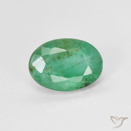 0.80ct Natural Verde médio Esmeralda, oval, VS-SI