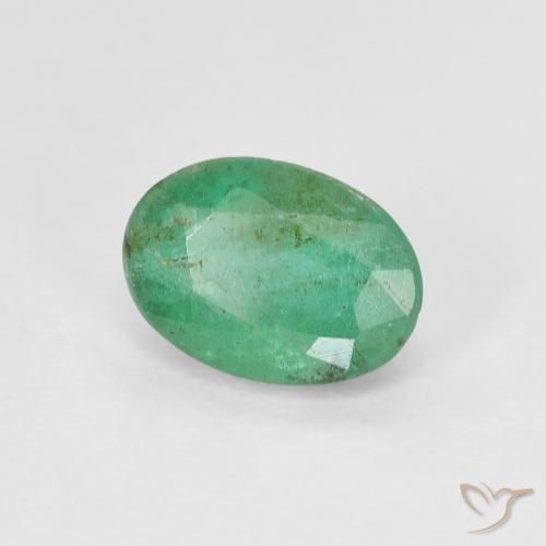 Esmeralda Verde médio Natural 0.80ct, oval, VS-SI