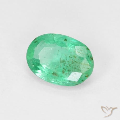 Esmeralda Verde médio Natural 0.76ct, oval, VS-SI