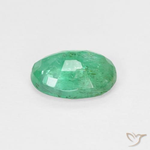 Esmeralda Verde médio Natural 0.76ct, oval, VS-SI