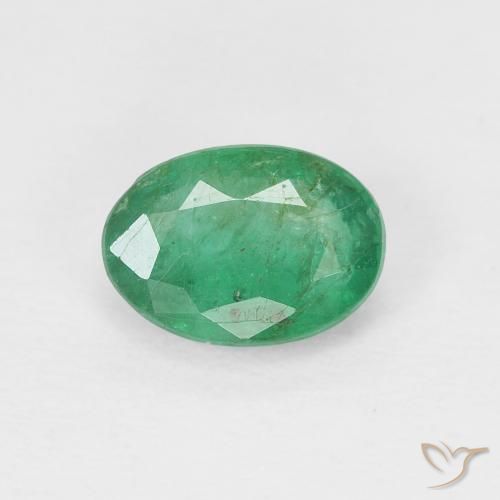 0.73ct Natural verde quente Esmeralda, oval, VS-SI