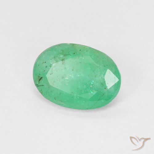 Esmeralda Verde médio Natural 0.76ct, oval, VS-SI