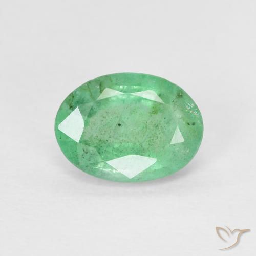 0.78ct Natural Luz verde Esmeralda, oval, VS-SI