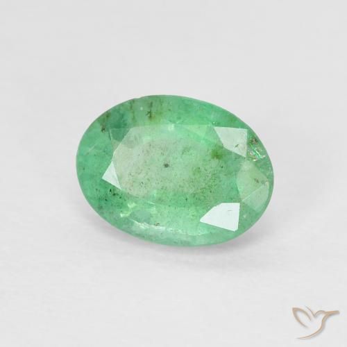 Esmeralda Luz verde Natural 0.78ct, oval, VS-SI