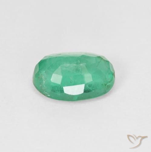 Esmeralda Verde médio Natural 1.28ct, oval, VS-SI