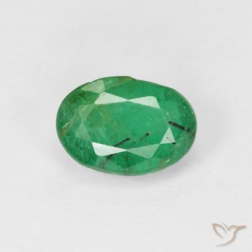 0.93ct Natural verde quente Esmeralda, oval, SI