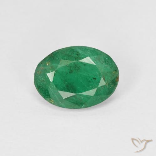 1.02ct Natural verde quente Esmeralda, oval, VS-SI