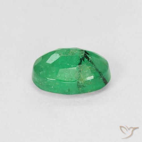 Esmeralda Verde claro Natural 0.58ct, oval, VS-SI